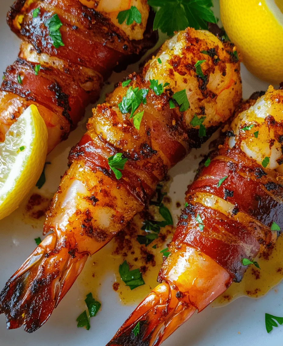 When it comes to culinary delights that make a lasting impression, few dishes can rival the exquisite allure of Bacon-Wrapped Shrimp. This seafood treat masterfully marries the rich, smoky flavor of bacon with the tender, juicy essence of shrimp, creating a harmonious blend that tantalizes the taste buds. Each bite delivers a satisfying crunch from the bacon, followed by the succulent sweetness of shrimp, with a whisper of aromatic spices that elevate the dish to gourmet status.