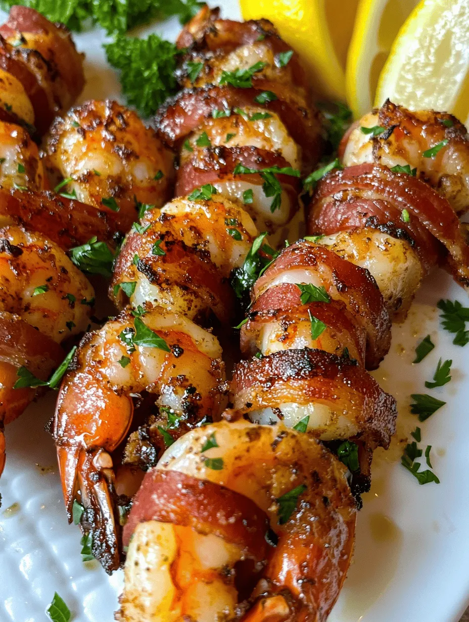 When it comes to culinary delights that make a lasting impression, few dishes can rival the exquisite allure of Bacon-Wrapped Shrimp. This seafood treat masterfully marries the rich, smoky flavor of bacon with the tender, juicy essence of shrimp, creating a harmonious blend that tantalizes the taste buds. Each bite delivers a satisfying crunch from the bacon, followed by the succulent sweetness of shrimp, with a whisper of aromatic spices that elevate the dish to gourmet status.