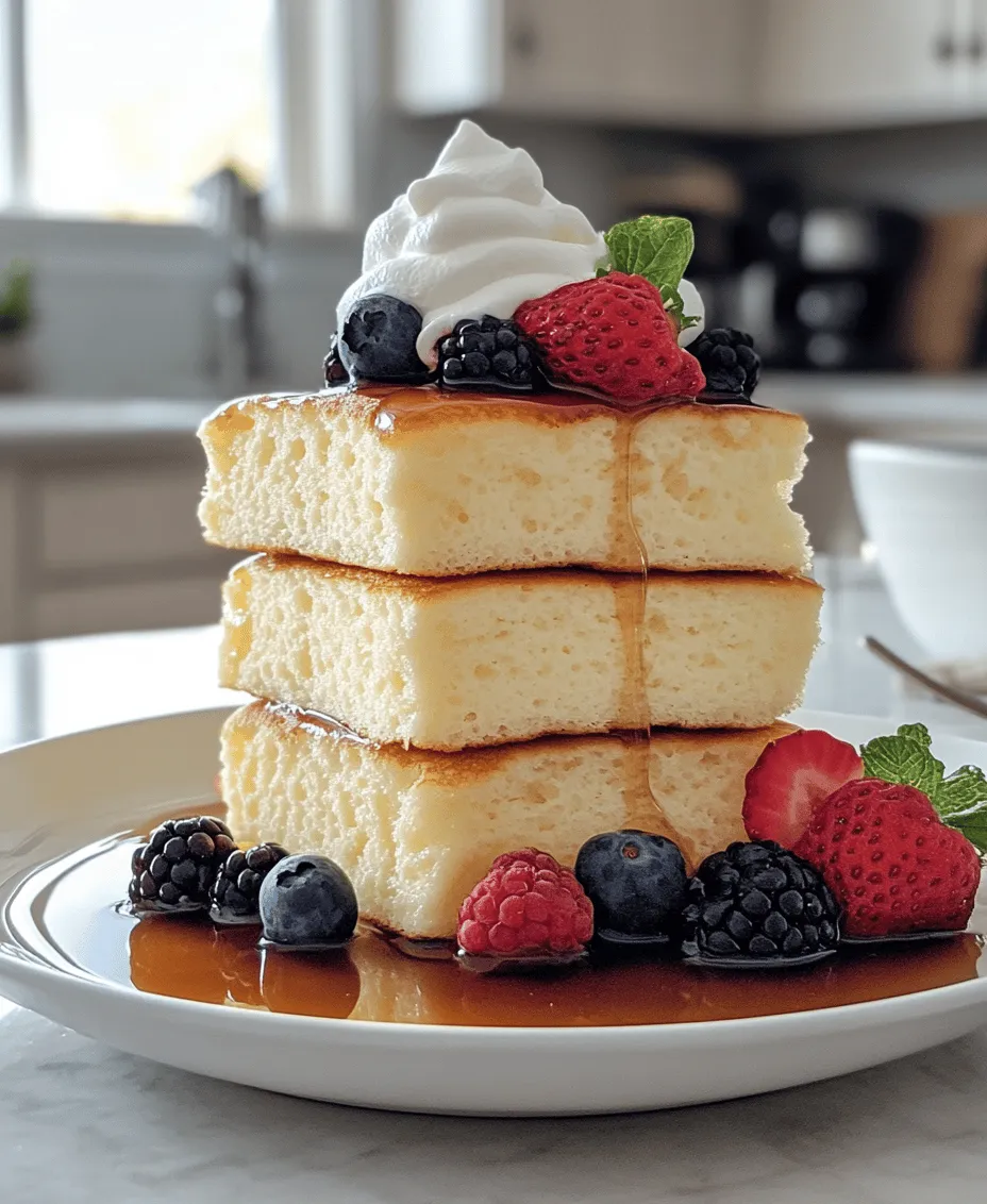 In recent years, fluffy Japanese pancakes have taken the culinary world by storm, captivating food enthusiasts with their unique texture and delightful taste. Originating from Japan, these pancakes have transitioned from local favorites to global sensations, often featured in trendy cafes and food blogs around the world. Their pillowy, cloud-like appearance and melt-in-your-mouth quality make them a standout breakfast or dessert option that appeals to both the eye and palate.