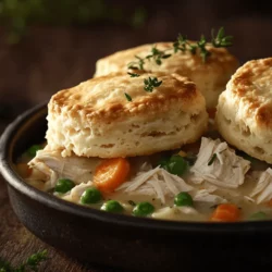 The star of any chicken pot pie is undoubtedly the chicken itself. Using cooked chicken, whether it's leftover rotisserie chicken or freshly baked chicken breast, simplifies the preparation process while ensuring tender, juicy bites. Cooked chicken infuses the filling with a savory flavor that pairs beautifully with the creamy sauce and vegetables. Additionally, it saves time, allowing you to focus on creating a comforting meal without the stress of lengthy cooking times.