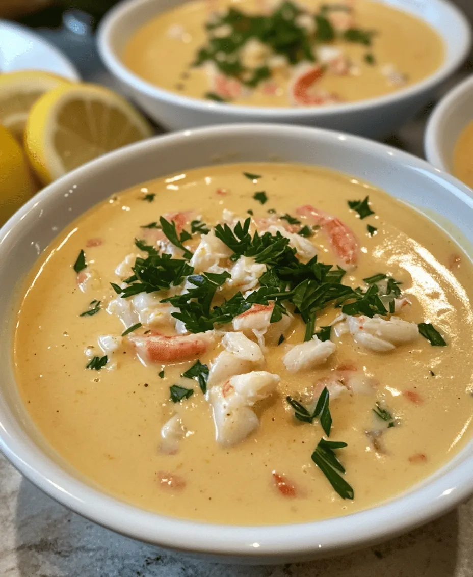 If you're seeking a dish that embodies luxury and comfort in every spoonful, look no further than *Creamy Crab and Shrimp Delight Bisque*. This rich and velvety soup is a seafood lover's dream, beautifully combining the delicate sweetness of fresh crab meat and succulent shrimp with a luscious cream base. It's a dish that not only warms you from the inside out but also tantalizes your taste buds with its complex flavors and delightful textures.