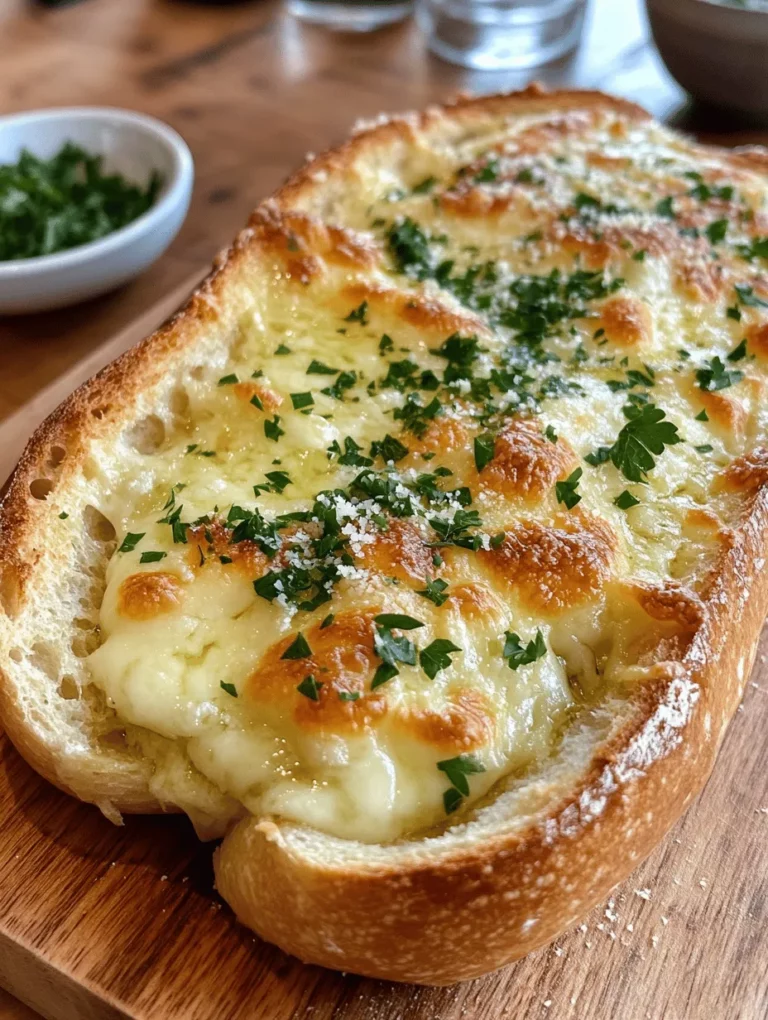 Garlic cheese bread has earned its place as a beloved appetizer and side dish in many households around the world. With its irresistible aroma of garlic mingling with the rich aroma of melted cheese, it’s no wonder that this dish has captured the hearts (and stomachs) of food lovers everywhere. Whether enjoyed as a prelude to a meal or as a comforting snack on its own, garlic cheese bread is something special. Today, we dive into an "Absolutely Outrageous" version of this classic recipe, one that takes the traditional flavors to the next level.