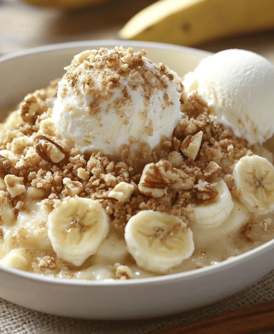 Banana desserts have an undeniable charm that captivates dessert lovers of all ages. From banana bread to banana pudding, the versatility of this humble fruit is showcased in a myriad of ways. One particular recipe that stands out for its comforting appeal is Banana Crumble Delight—a dessert that effortlessly combines simplicity with indulgence. Not only is this dish easy to make, but it also serves as a delightful treat that can be enjoyed on any occasion. Whether you’re hosting a family gathering or looking for a sweet ending to a weeknight dinner, this dessert is sure to please everyone at the table.