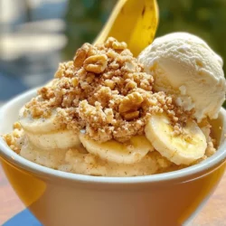 Banana desserts have an undeniable charm that captivates dessert lovers of all ages. From banana bread to banana pudding, the versatility of this humble fruit is showcased in a myriad of ways. One particular recipe that stands out for its comforting appeal is Banana Crumble Delight—a dessert that effortlessly combines simplicity with indulgence. Not only is this dish easy to make, but it also serves as a delightful treat that can be enjoyed on any occasion. Whether you’re hosting a family gathering or looking for a sweet ending to a weeknight dinner, this dessert is sure to please everyone at the table.