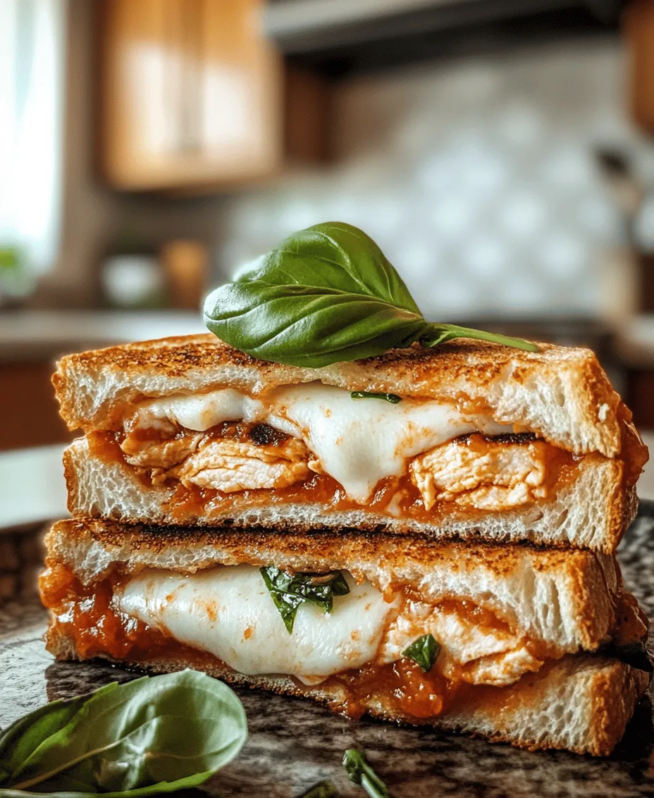 Welcome to a delightful culinary adventure that will take your taste buds on a journey! Today, we are diving into the world of the Cheesy Chicken Parmesan Grilled Cheese Delight—a mouthwatering twist on the classic grilled cheese sandwich that combines the comforting flavors of Italian cuisine with the satisfaction of a gooey, cheesy bite. This recipe is not just a sandwich; it's a gourmet experience that elevates the humble grilled cheese into a meal worthy of any dinner table.