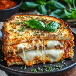 Welcome to a delightful culinary adventure that will take your taste buds on a journey! Today, we are diving into the world of the Cheesy Chicken Parmesan Grilled Cheese Delight—a mouthwatering twist on the classic grilled cheese sandwich that combines the comforting flavors of Italian cuisine with the satisfaction of a gooey, cheesy bite. This recipe is not just a sandwich; it's a gourmet experience that elevates the humble grilled cheese into a meal worthy of any dinner table.