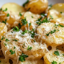 If you're seeking a side dish that is both simple to prepare and rich in flavor, look no further than the Easy Creamy Garlic Sauce Baby Potatoes. This dish is a delightful twist on traditional potatoes, combining the wholesome goodness of baby potatoes with a luscious garlic sauce that is sure to impress. The creamy texture and aromatic garlic make this recipe a standout, whether you're serving it alongside a grilled steak, roasted chicken, or a fresh salad.