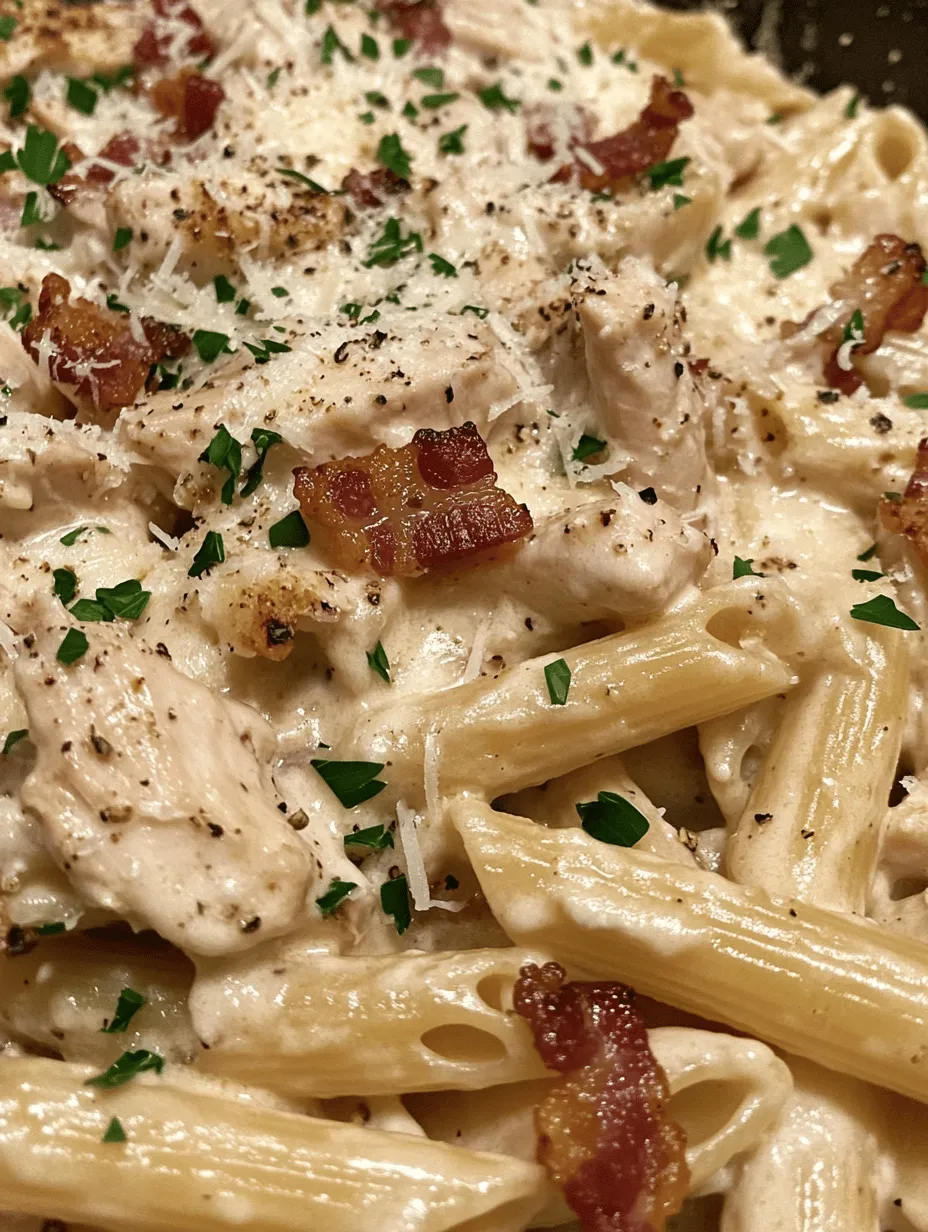 In the world of comfort food, few dishes resonate as much as a hearty pasta meal. Among the myriad of pasta recipes that grace our dinner tables, Creamy Chicken Bacon Ranch Pasta stands out as a beloved favorite for families and food enthusiasts alike. This dish combines succulent chicken, crispy bacon, and the robust flavor of ranch dressing into a creamy sauce that envelops perfectly cooked pasta. Its appeal lies in the delightful blend of flavors and textures that create a truly satisfying meal.