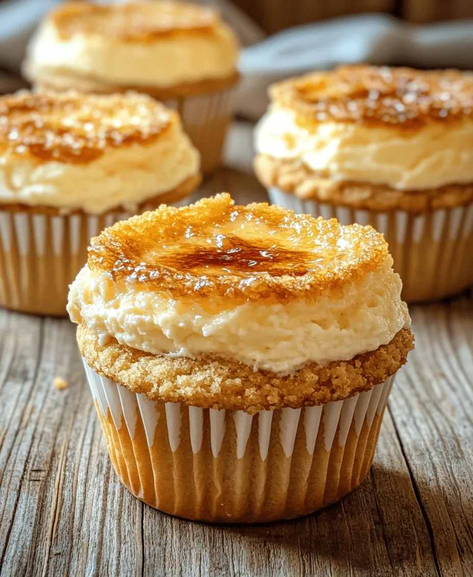 If you’re a dessert lover who craves the elegance of crème brûlée and the rich creaminess of cheesecake, then prepare for a delightful treat: Vanilla Bean Crème Brûlée Cheesecake Cupcakes. This innovative recipe takes the classic flavors of crème brûlée and cheesecake and transforms them into irresistible, bite-sized cupcakes. These cupcakes not only offer a stunning presentation but also provide a harmonious blend of textures and flavors that will impress your family and friends.