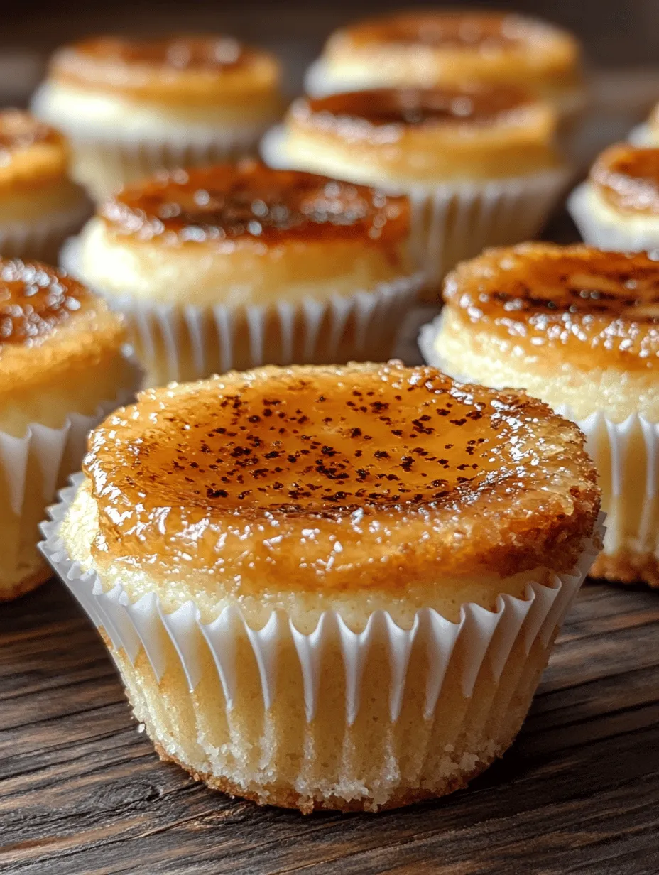 If you’re a dessert lover who craves the elegance of crème brûlée and the rich creaminess of cheesecake, then prepare for a delightful treat: Vanilla Bean Crème Brûlée Cheesecake Cupcakes. This innovative recipe takes the classic flavors of crème brûlée and cheesecake and transforms them into irresistible, bite-sized cupcakes. These cupcakes not only offer a stunning presentation but also provide a harmonious blend of textures and flavors that will impress your family and friends.
