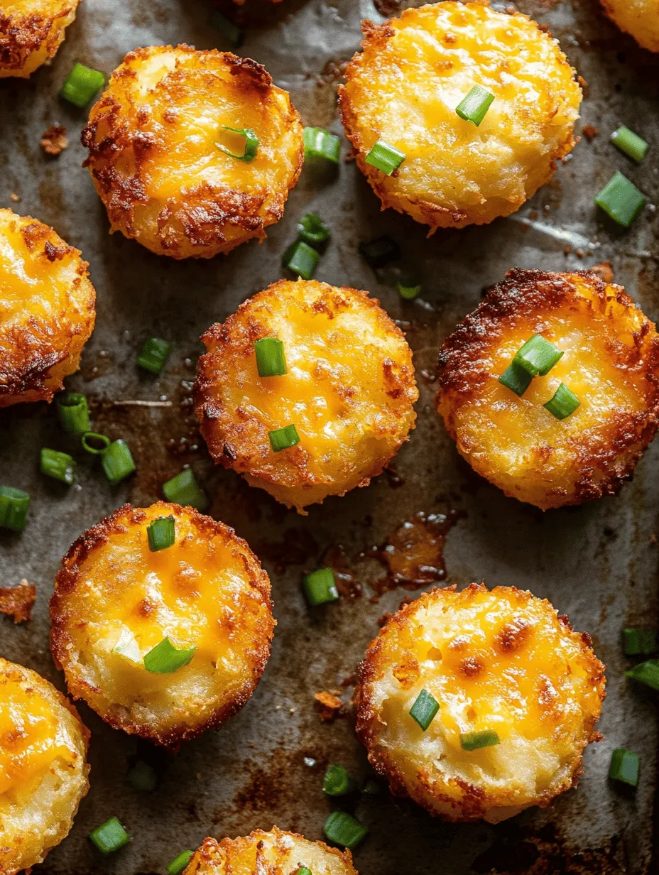 Golden Cheesy Mashed Potato Puffs are a delightful, versatile dish that seamlessly blends the comfort of mashed potatoes with the irresistible allure of melted cheese. These puffs are not only perfect as appetizers or side dishes but also make for a satisfying snack. The ingenious concept behind this recipe is to transform leftover mashed potatoes into crispy, cheesy bites that can please even the pickiest of eaters. By combining familiar ingredients like sharp cheddar and nutty Parmesan cheese with the creamy texture of mashed potatoes, these puffs are sure to become a family favorite.