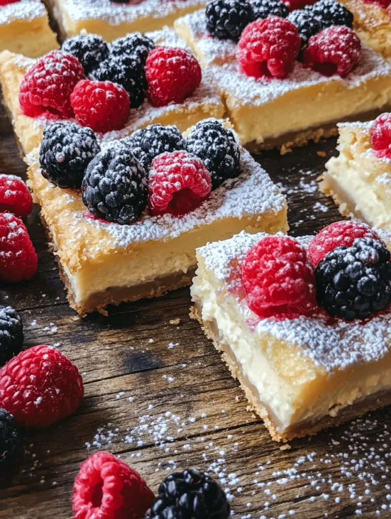 If you’re looking for a dessert that’s both simple to make and irresistibly delicious, then Crescent Cheesecake Bars should be at the top of your list. These delightful treats combine the flaky, buttery goodness of crescent dough with a creamy, decadent cheesecake filling, resulting in a dessert that is perfect for any occasion. Whether you're hosting a family gathering, attending a potluck, or simply indulging in a sweet treat after dinner, these bars are sure to impress.