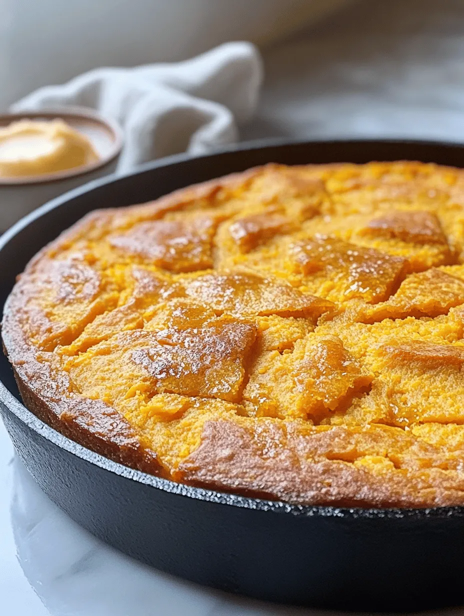 Honey Butter Sweet Potato Cornbread: A Comforting Delight