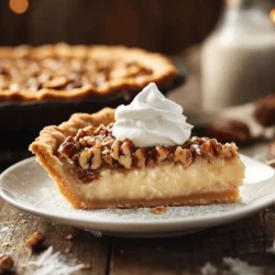 Pecan pie is a beloved dessert that evokes warmth and nostalgia, often gracing the tables of family gatherings, holidays, and celebrations across the Southern United States. This rich, sweet pie is characterized by its smooth filling, crunchy pecan topping, and buttery crust, making it a favorite among dessert lovers. However, if you’re looking to elevate this classic dish with a unique twist, the Cream of Coconut Pecan Pie is a delightful option. Infusing the traditional pecan pie with cream of coconut and shredded coconut introduces a tropical flair that complements the nutty flavor of pecans beautifully.