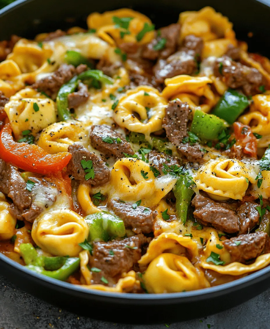 In the realm of comfort food, few dishes hold the same iconic status as the Philly cheesesteak. This mouthwatering sandwich, featuring thinly sliced ribeye steak, sautéed onions, and melted cheese, has become a staple of American cuisine, particularly in its hometown of Philadelphia. On the other hand, tortellini, with its rich history and tender pasta pockets filled with delightful ingredients, has carved out its own niche within Italian culinary traditions. Now, imagine the delicious marriage of these two beloved dishes into one satisfying meal—Philly Cheesesteak Tortellini Pasta.