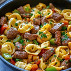 In the realm of comfort food, few dishes hold the same iconic status as the Philly cheesesteak. This mouthwatering sandwich, featuring thinly sliced ribeye steak, sautéed onions, and melted cheese, has become a staple of American cuisine, particularly in its hometown of Philadelphia. On the other hand, tortellini, with its rich history and tender pasta pockets filled with delightful ingredients, has carved out its own niche within Italian culinary traditions. Now, imagine the delicious marriage of these two beloved dishes into one satisfying meal—Philly Cheesesteak Tortellini Pasta.