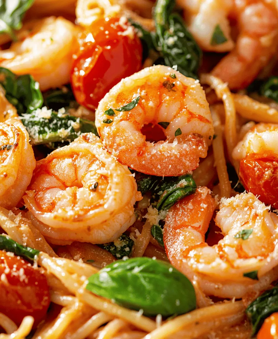 If you’re searching for a dish that marries the rich, savory flavors of the sea with the freshness of garden vegetables, look no further than Tomato Spinach Shrimp Pasta. This delightful recipe strikes the perfect balance between taste and nutrition, making it a favorite for both seafood lovers and pasta enthusiasts. With its enticing aroma, vibrant colors, and quick preparation time, this dish is not only an excellent choice for a weeknight dinner but also a stunning centerpiece for special occasions.