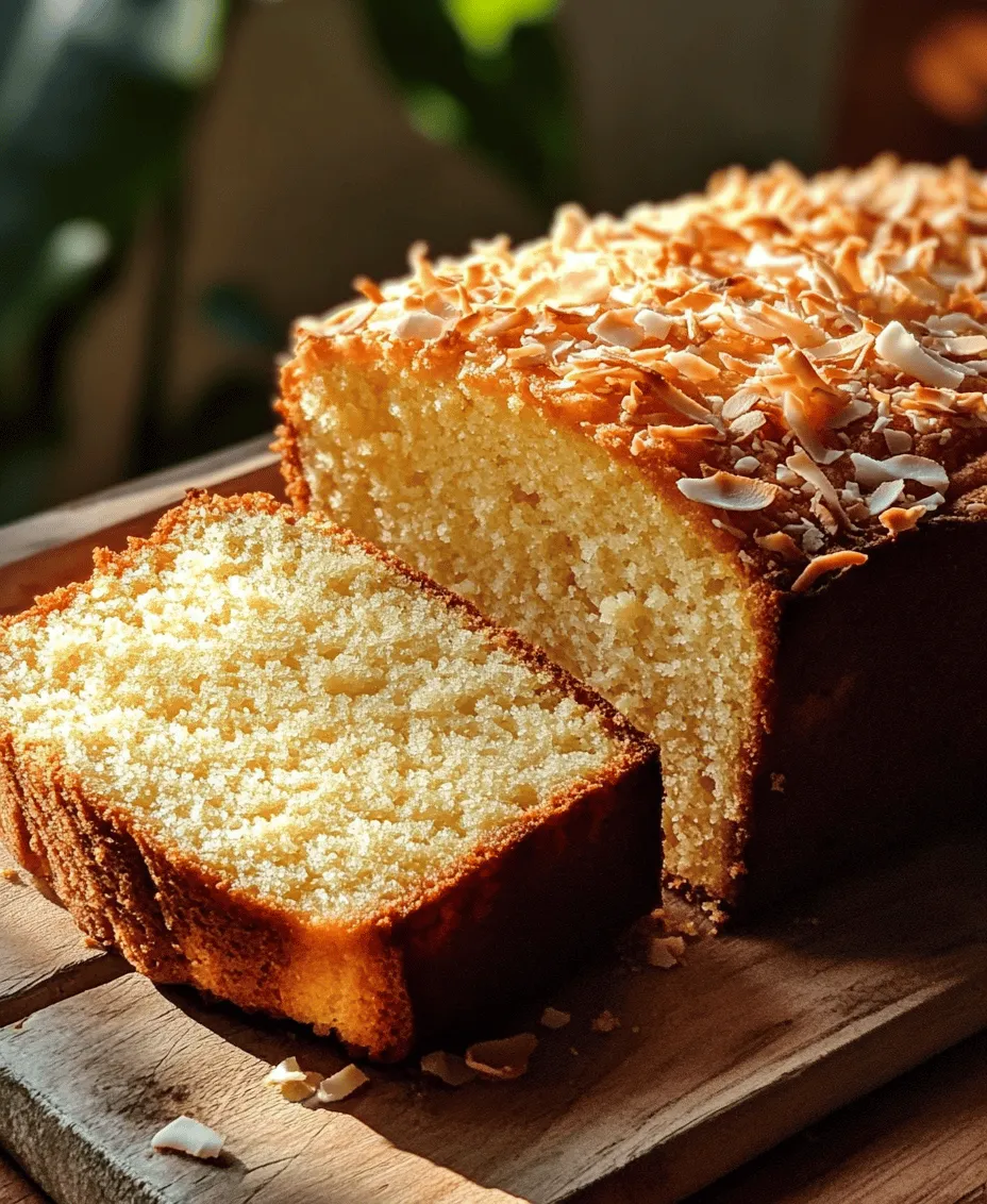 Coconut has long been a beloved flavor in desserts around the world, with its tropical essence adding a delightful twist to traditional recipes. Whether in cakes, cookies, or puddings, the sweet, nutty notes of coconut create an inviting allure that captivates dessert lovers everywhere. Among the vast array of coconut-infused treats, coconut pound cake stands out for its rich, buttery texture and moist crumb. This particular recipe, 