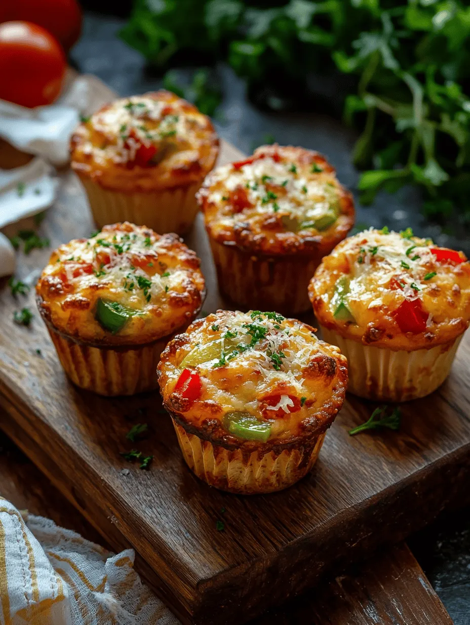 Are you looking for a fun and delicious way to please a crowd? Look no further than Fun-tastic Pizza Muffins! These delightful treats combine the beloved flavors of pizza with the convenience and portability of muffins, making them an ideal choice for kids and adults alike. Whether you're hosting a party, planning a family gathering, or simply need a quick snack, these pizza muffins are sure to be a hit. Their versatility allows them to serve as a scrumptious appetizer, a tasty lunchbox addition, or a fun after-school snack – the possibilities are endless!