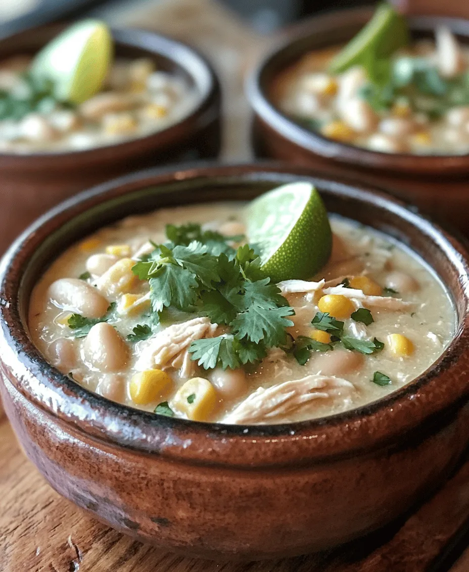 The beauty of using a crockpot for this recipe cannot be overstated. The slow cooking process allows the flavors to meld beautifully, resulting in a rich and delicious chili that seems like it has been simmering for hours. Just toss the ingredients into the pot, set it, and let your kitchen fill with the enticing aromas of spices and cooked chicken. This hands-off approach is perfect for busy families or anyone looking to simplify meal preparation without sacrificing flavor.