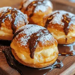 Welcome to the delightful world of Italian cream puffs, a classic dessert that holds a special place in the hearts of pastry lovers everywhere. These airy confections, known as "bignè" in Italy, feature a delicate choux pastry shell filled with a rich and creamy custard. The contrast between the lightness of the pastry and the luxurious filling makes Italian cream puffs a treat that is not only visually stunning but also incredibly delicious.