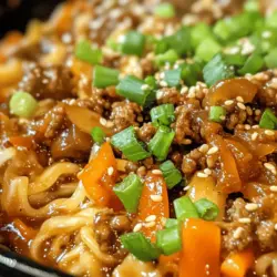 Mongolian cuisine, often celebrated for its hearty, robust flavors, brings together a rich tapestry of ingredients that reflect its historical roots and cultural influences. At the heart of this culinary tradition is a focus on simple yet satisfying meals, often featuring fresh produce, bold seasonings, and protein-rich components. One dish that embodies the essence of Mongolian cooking is Mongolian Ground Beef Noodles—a delightful combination of tender beef, savory sauces, and perfectly cooked noodles. This dish not only showcases the rich flavors of Mongolia but also serves as a comforting, filling meal that is perfect for any occasion.
