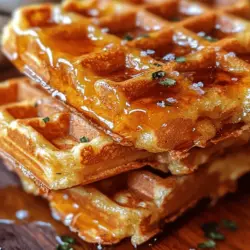 If you’re looking to elevate your brunch game or impress your guests with a unique appetizer, Cornbread Waffle Bites with Honey Butter Syrup are the perfect solution. This delightful dish offers a creative twist on traditional cornbread, transforming it into bite-sized, crispy waffle delights. The soft and fluffy interior combined with a golden, crispy exterior makes these waffle bites an irresistible treat.