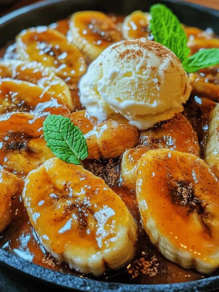The appeal of Sizzling Sweet Cinnamon Bananas lies not just in their flavor but in the entire sensory experience they offer. Imagine the moment when you first bite into a warm banana, perfectly caramelized to provide a luscious mouthfeel, complemented by the gentle kick of cinnamon. The aroma wafting through your kitchen will have everyone gathering around, eager to dig in.