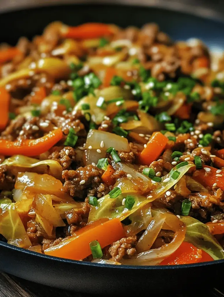 As the world becomes increasingly health-conscious, the popularity of low-carb diets continues to soar. Many individuals are turning to these meal plans not only for weight management but also for improved overall health and well-being. One dish that has gained traction in the realm of low-carb cooking is the Low-Carb Cabbage & Beef Stir Fry. This vibrant and satisfying recipe is not only delicious but also packed with nutrients, making it an excellent choice for anyone seeking a healthy meal option.