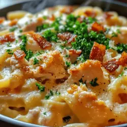 Are you looking for a dish that combines comfort, flavor, and ease? Look no further than creamy bacon chicken pasta—a sumptuous meal that delights the senses and satisfies the soul. With its velvety sauce enveloping tender chicken and crispy bacon, this dish has become a staple in many households. Not only is it a crowd-pleaser, but it’s also an incredibly easy recipe that busy home cooks can whip up on weeknights or for special occasions.
