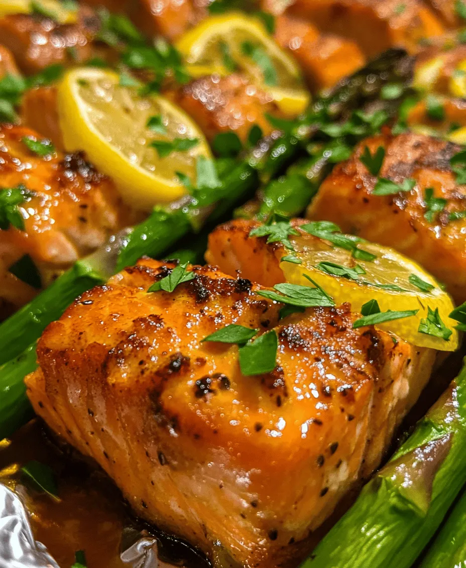 Lemon Garlic Butter Baked Salmon with Asparagus is a dish that perfectly encapsulates the essence of healthy eating without sacrificing flavor. This vibrant meal combines succulent salmon fillets with tender asparagus, all enveloped in a delicious garlic butter sauce enhanced by the zesty brightness of fresh lemon. Whether you're a busy professional looking for a quick weeknight dinner or a culinary enthusiast eager to impress at your next gathering, this recipe offers a delightful balance of taste and nutrition.
