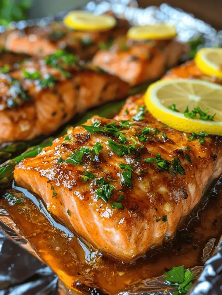Lemon Garlic Butter Baked Salmon with Asparagus is a dish that perfectly encapsulates the essence of healthy eating without sacrificing flavor. This vibrant meal combines succulent salmon fillets with tender asparagus, all enveloped in a delicious garlic butter sauce enhanced by the zesty brightness of fresh lemon. Whether you're a busy professional looking for a quick weeknight dinner or a culinary enthusiast eager to impress at your next gathering, this recipe offers a delightful balance of taste and nutrition.