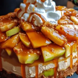 If you have ever craved the comforting flavors of a classic apple pie but also found yourself yearning for the creamy indulgence of cheesecake, look no further than the Salted Caramel Apple Pie Cheesecake. This dessert is a sublime combination of two beloved treats that brings together the warm spices of apple pie and the rich, velvety texture of cheesecake, all drizzled with luscious salted caramel for an extra touch of decadence.