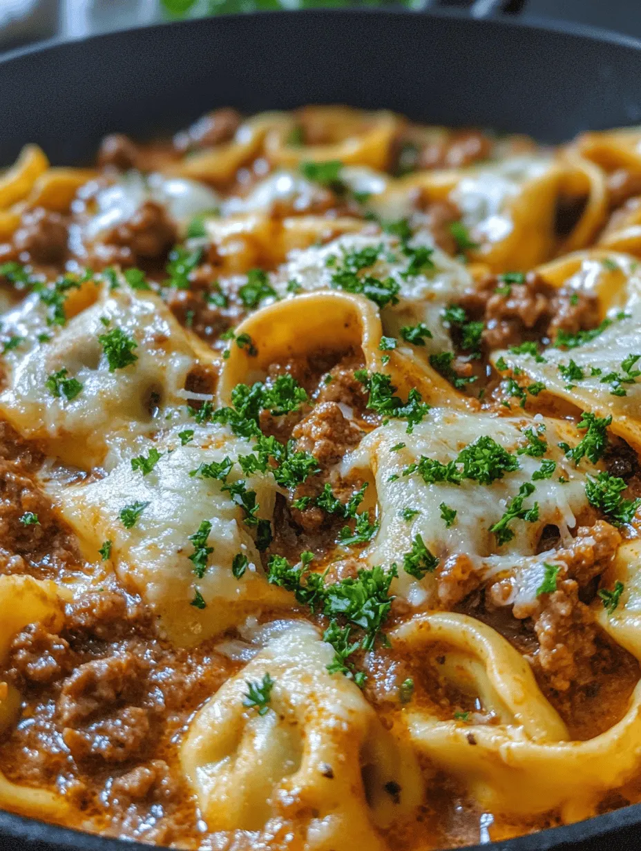 To fully appreciate the beauty of creamy beef and parmesan tortellini, it’s essential to understand the role of each ingredient in the recipe. Each component contributes to the overall flavor and texture, creating a harmonious balance that makes this dish so beloved.