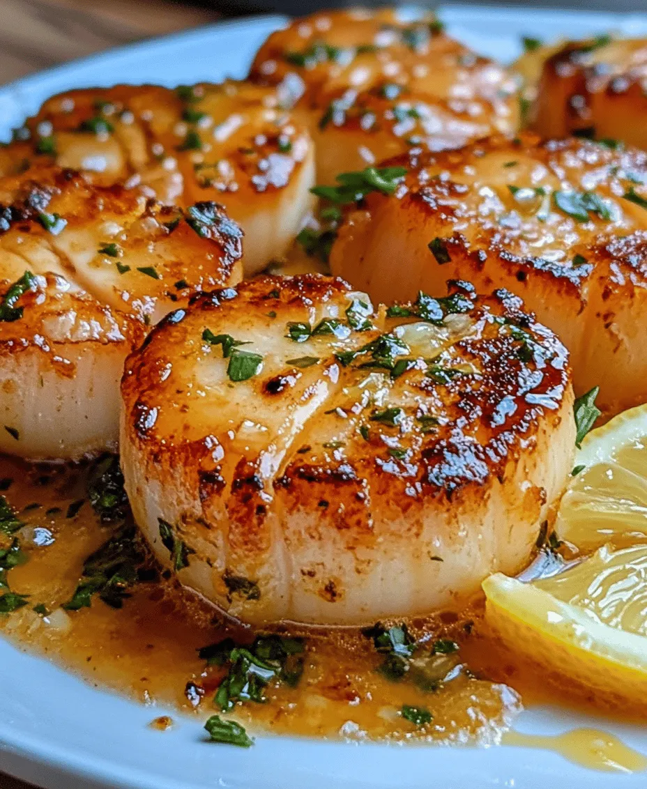 If you're looking to elevate your culinary repertoire, look no further than the exquisite dish of lemon butter scallops. This delightful seafood recipe combines the sweet, tender meat of scallops with a rich and zesty lemon butter sauce that’s sure to tantalize your taste buds. Scallops, often regarded as a premium seafood choice, have gained popularity in kitchens and restaurants alike due to their luxurious flavor and quick cooking time. This recipe not only showcases the delicate taste of scallops but also highlights how simple ingredients can come together to create a gourmet meal that impresses without the fuss.