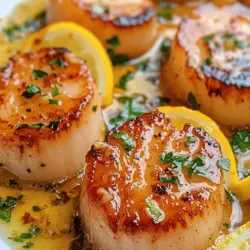 If you're looking to elevate your culinary repertoire, look no further than the exquisite dish of lemon butter scallops. This delightful seafood recipe combines the sweet, tender meat of scallops with a rich and zesty lemon butter sauce that’s sure to tantalize your taste buds. Scallops, often regarded as a premium seafood choice, have gained popularity in kitchens and restaurants alike due to their luxurious flavor and quick cooking time. This recipe not only showcases the delicate taste of scallops but also highlights how simple ingredients can come together to create a gourmet meal that impresses without the fuss.