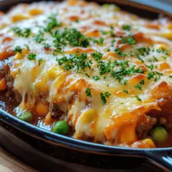 In the realm of comfort food, few dishes can compete with the heartwarming allure of a casserole. Among them, the Cheesy Loaded Meatloaf Casserole with Vegetables stands out as a delightful blend of flavors and textures that will not only satisfy your hunger but also bring joy to your dining table. This dish combines the hearty, savory goodness of traditional meatloaf with the convenience and warmth of a casserole, making it the perfect choice for family dinners or casual gatherings.