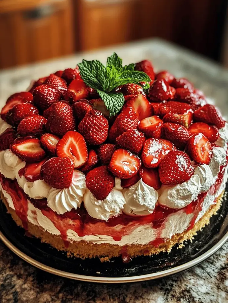 Delight in the luscious flavors of summer with a homemade Strawberry Cream Cake. This elegant dessert combines the lightness of a fluffy vanilla cake with the rich creaminess of whipped cream and the freshness of strawberries, making it an ideal treat for any occasion. Whether you're celebrating a birthday, hosting a garden party, or simply indulging in a sweet craving, this recipe is sure to impress your guests and satisfy your taste buds. In this article, we will explore each step of creating this beautiful cake, from the ingredients to the assembly and presentation, ensuring you have all the information needed to make it a success.