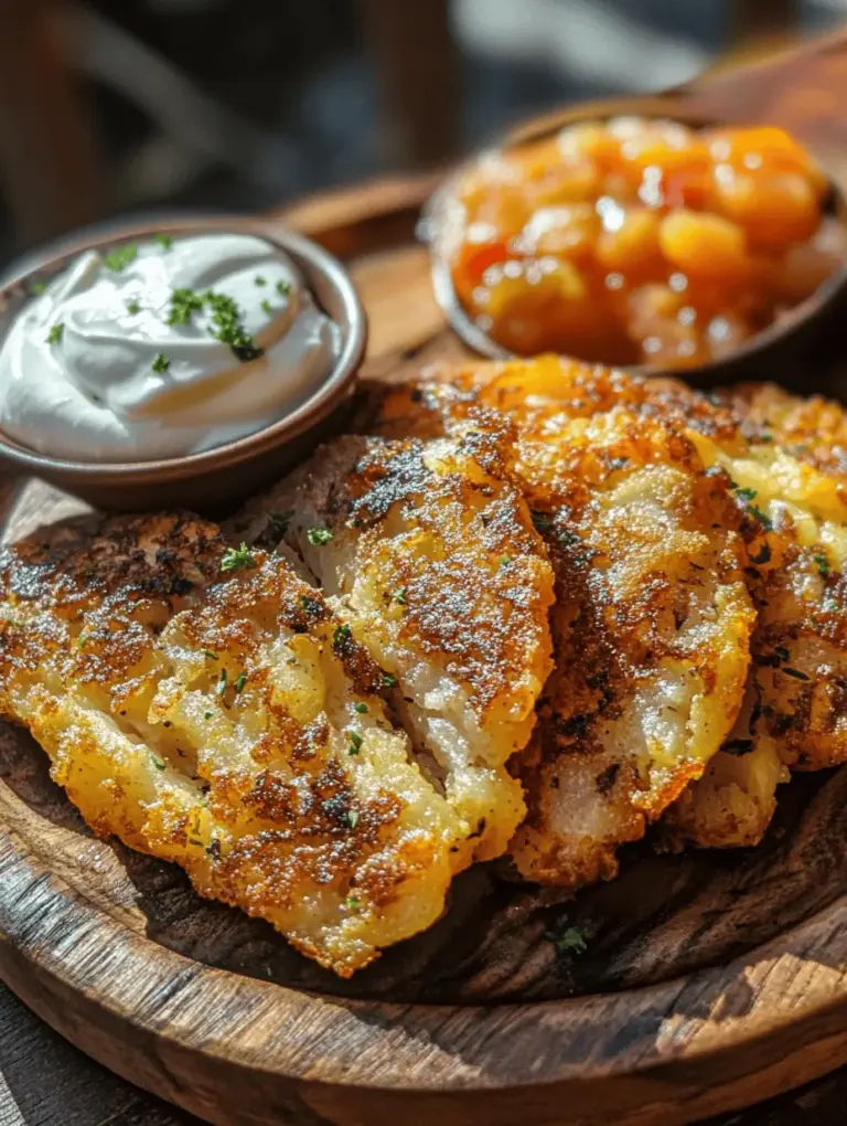 Potato pancakes have a long-standing tradition in German culinary culture, with their origins tracing back to the 18th century. Initially, these pancakes were a practical solution to utilize leftover potatoes, especially during the colder months when fresh vegetables were scarce. The humble potato, introduced to Europe from the Americas, quickly became a dietary staple, and creative cooks found ways to transform it into various delicious forms.