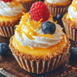 Mini cheesecakes have gained immense popularity in the world of desserts, and for good reason. Their bite-sized portions make them an ideal treat for those who crave something sweet without overindulging. These delightful desserts are not only visually appealing but also customizable, allowing home bakers to experiment with various flavors and toppings. Among the myriad of flavors, lemon stands out as a refreshing and zesty option, perfect for uplifting the spirits and tantalizing the taste buds.