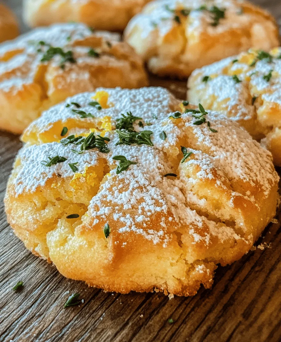 Cookies are a universally loved treat, cherished for their delightful flavors and comforting textures. They serve as the perfect companion for a cup of tea, a festive dessert at gatherings, or simply a sweet indulgence after a long day. Among the myriad of cookie varieties, the Zesty Lemon Crinkle Cookie stands out for its refreshing flavor and inviting appearance. This recipe combines the tangy brightness of lemon with an unexpected herbaceous twist, creating a unique and memorable cookie that will surprise and delight your taste buds.