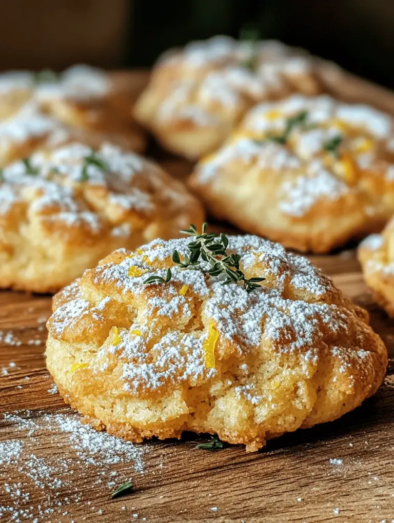 Cookies are a universally loved treat, cherished for their delightful flavors and comforting textures. They serve as the perfect companion for a cup of tea, a festive dessert at gatherings, or simply a sweet indulgence after a long day. Among the myriad of cookie varieties, the Zesty Lemon Crinkle Cookie stands out for its refreshing flavor and inviting appearance. This recipe combines the tangy brightness of lemon with an unexpected herbaceous twist, creating a unique and memorable cookie that will surprise and delight your taste buds.