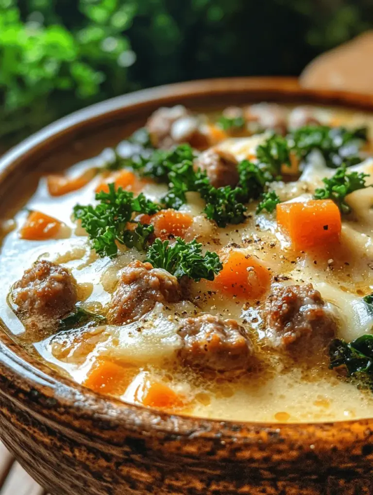 When the weather turns chilly, there's nothing quite like a warm bowl of soup to soothe the soul. Creamy Parmesan Italian Sausage Soup is the epitome of comfort food, bringing together rich flavors and hearty ingredients that create a dish perfect for any occasion. This delightful soup not only warms you up but also tantalizes your taste buds with its irresistible combination of savory Italian sausage, fresh vegetables, and a luxurious creaminess that keeps you coming back for more.