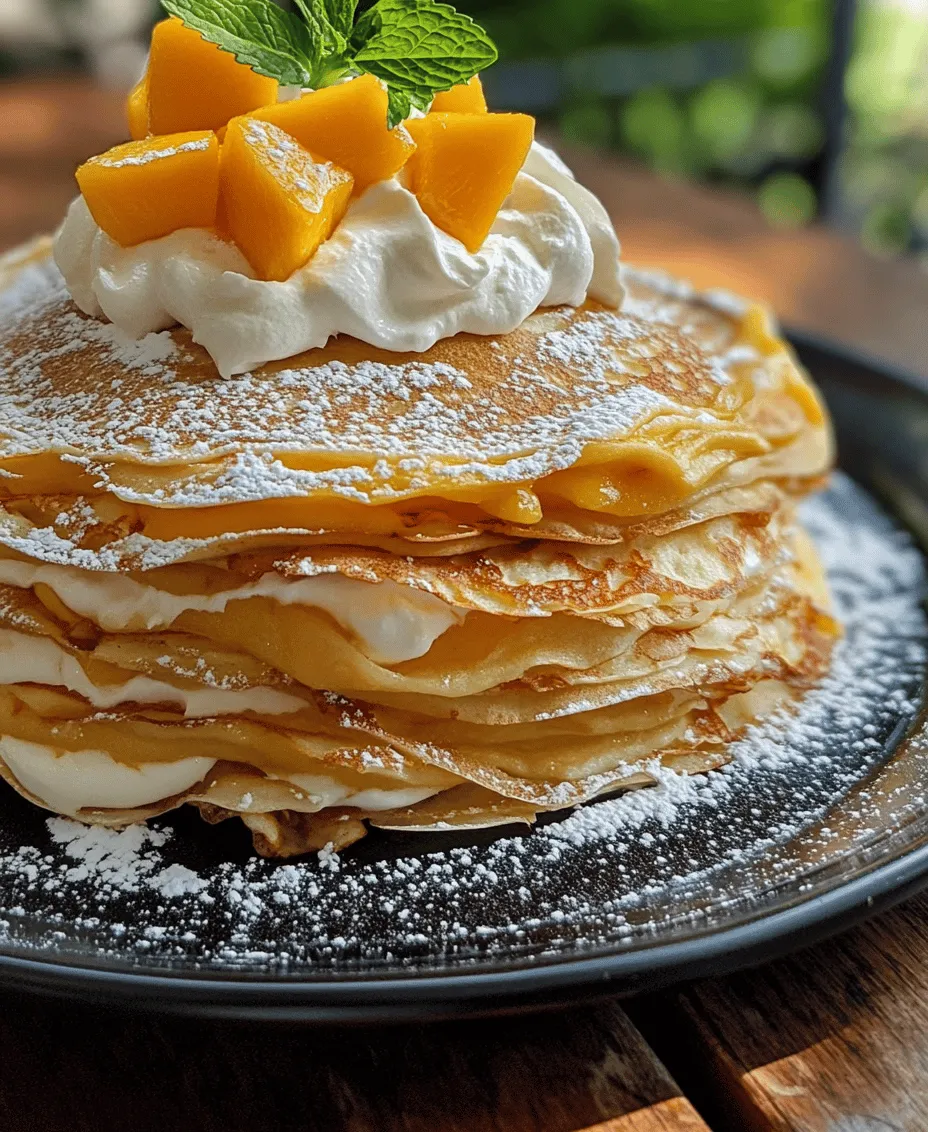 In the realm of desserts, few creations capture the imagination as beautifully as the crepe cake. This elegant confection, made by layering delicate crepes with luscious fillings, has soared in popularity among dessert enthusiasts and home bakers alike. With its artful presentation and irresistible taste, a crepe cake is often the centerpiece of celebrations, from birthdays to weddings. When combined with the vibrancy of tropical flavors, particularly the sweet and tangy essence of mangoes, this dessert becomes an unforgettable experience.