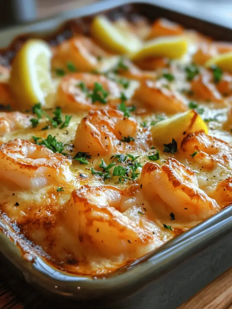 When it comes to comfort food that tantalizes the taste buds, few dishes can compete with Garlic Shrimp Gratin. This indulgent seafood delight effortlessly combines the rich, buttery flavors of fresh shrimp with a creamy, garlicky sauce, topped with a golden, crispy crust that beckons you to dig in. Whether you're planning a cozy weeknight dinner or hosting a special gathering, this gratin is sure to impress your guests and satisfy your cravings.