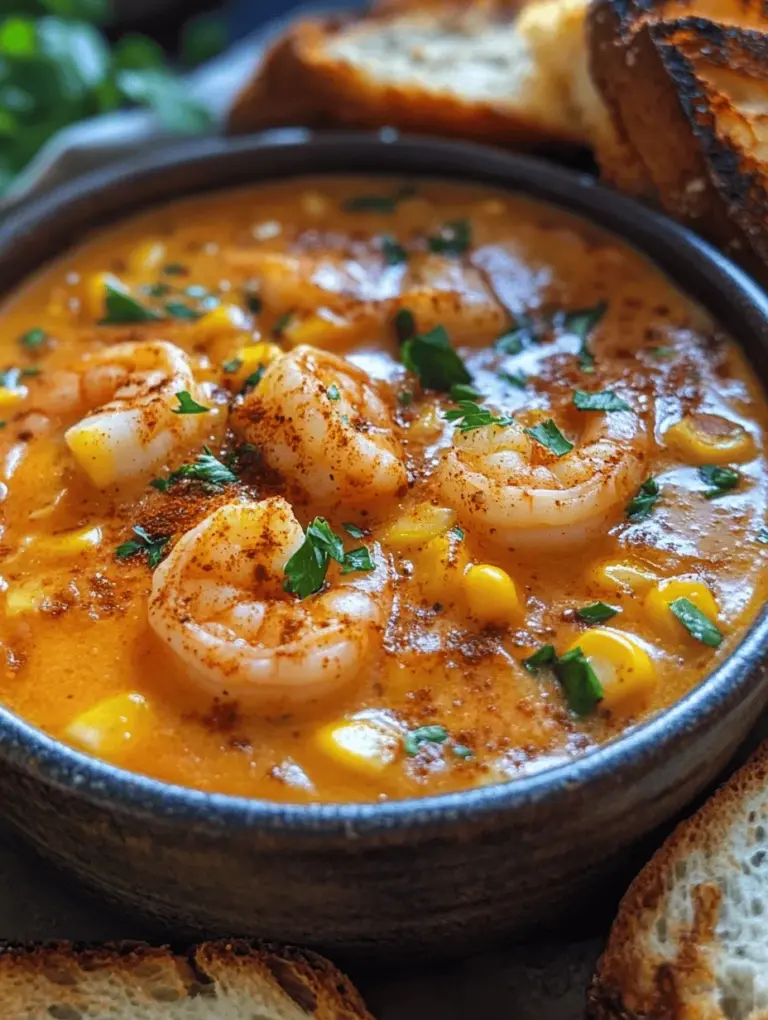 To create an authentic New Orleans Shrimp and Corn Bisque, it’s essential to use high-quality ingredients that will enhance the dish's flavor and texture. Here, we will break down the primary components that make this bisque a standout dish.