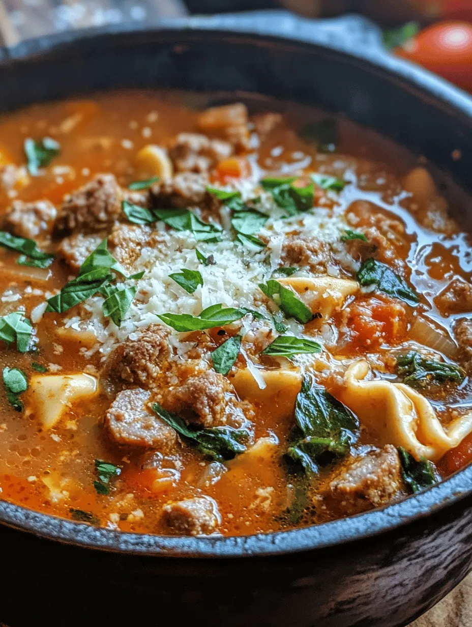 As the seasons shift and the chill of winter settles in, there’s nothing quite like a warm, comforting bowl of soup to bring solace to the coldest of days. Soup embodies the essence of coziness; it warms your body and soul while offering a delightful medley of flavors and textures. Among the myriad of soup options, Sausage Tortellini Soup stands out as a hearty, satisfying dish that is perfect for family meals or a cozy night in.