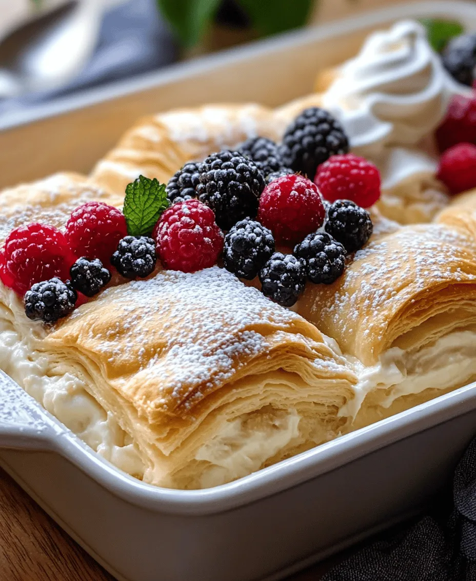 If you're searching for a dessert that marries convenience with decadence, look no further than the Cheesecake Crescent Rolls Casserole. This delightful recipe is a harmonious blend of creamy cheesecake filling nestled within flaky crescent rolls, resulting in a dish that's sure to impress at any gathering or cozy family dinner. With its rich flavors and appealing presentation, this casserole is not only a treat for the taste buds but also a feast for the eyes.