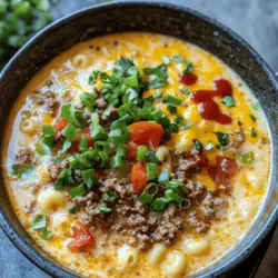 Comfort food is a universal favorite, providing warmth, satisfaction, and a sense of nostalgia. One dish that perfectly encapsulates this joy is the One-Pot Macaroni Cheeseburger Soup. This delightful recipe marries the hearty flavors of a classic cheeseburger with the creamy indulgence of macaroni and cheese, creating a dish that’s both filling and delicious. Whether you're a busy parent looking for a quick weeknight meal or a foodie seeking a new twist on familiar flavors, this soup is bound to become a staple in your kitchen.