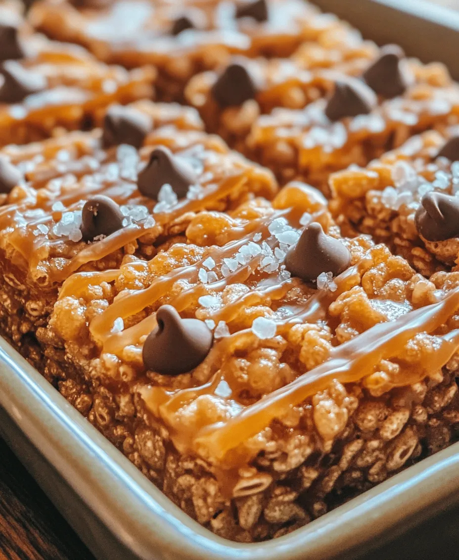 There’s something inherently nostalgic about Rice Krispie treats that brings back fond memories of childhood—sticky fingers, sweet smiles, and the irresistible crunch of cereal mingled with gooey marshmallows. These delightful snacks have long been a favorite among both kids and adults, celebrated for their simplicity and satisfying texture. But what if we could elevate this classic treat to new heights? Enter the Salted Caramel Rice Krispie Treats, a luscious twist on the beloved original that combines the comforting familiarity of crispy cereal with the rich decadence of salted caramel.